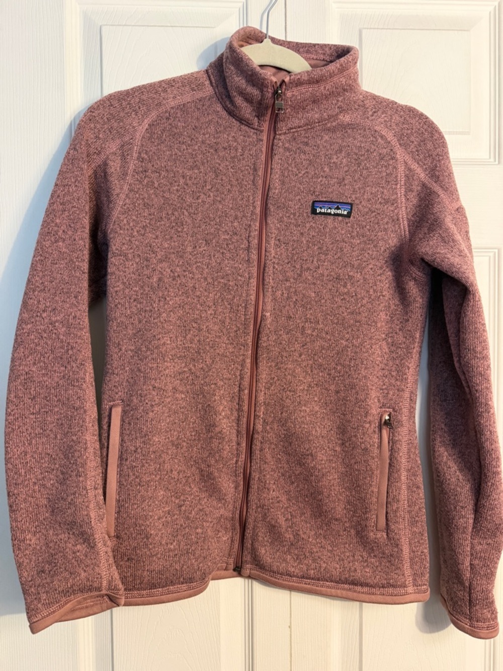 Patagonia better sweater jacket pink size small